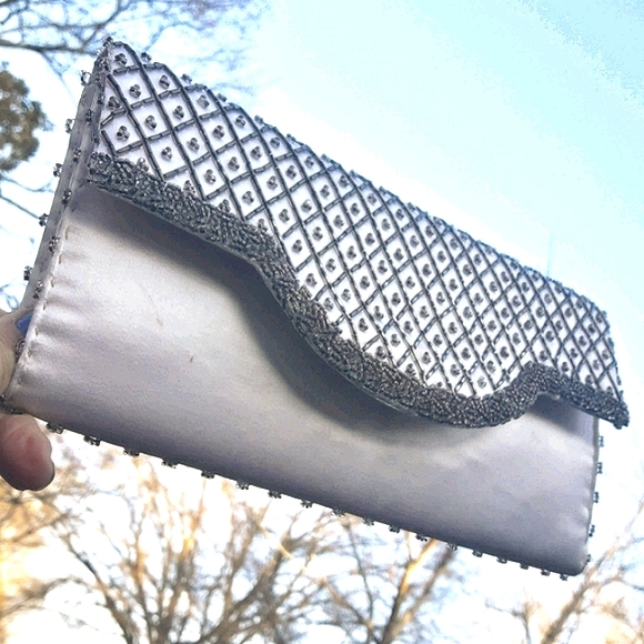 Vintage Beaded Clutch Purse Handmade Mini Bags - Picture 1 of 8